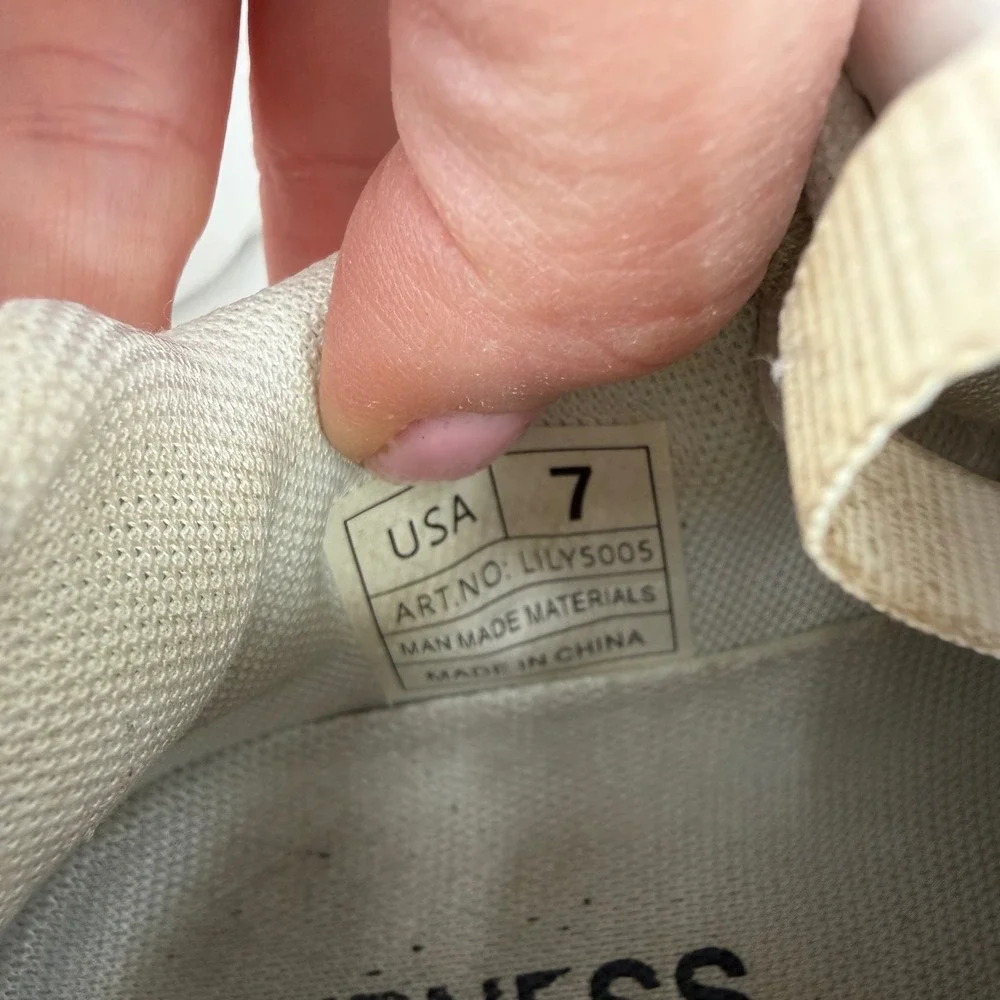 Berness Platform Sneakers Women Size 7 White Chunky Lily5005 Y2K Streetwear - Picture 8 of 9